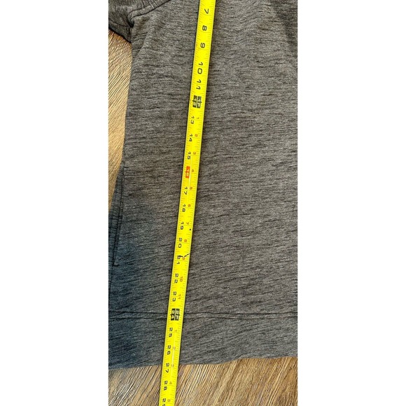 Lululemon To You Tunic Women's 6 Gray Pullover Turtleneck Heathered Grey Terry - Picture 6 of 6